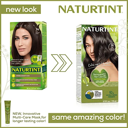 Permanent Hair Color - 3N, Dark Chestnut Brown, 5.45 oz (4 units Multi-Pack)