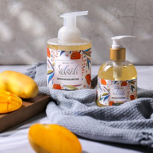 ROMIIE ZOI Liquid Hand Soap with Gift Box - Pure Nature's Embrace - Splash Mango - 260ml/ 8.7 fl.oz