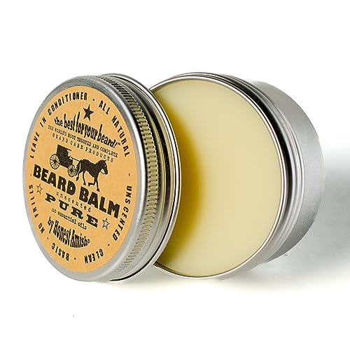 Honest Amish Pure Beard Balm - Fragrance Free, 2oz