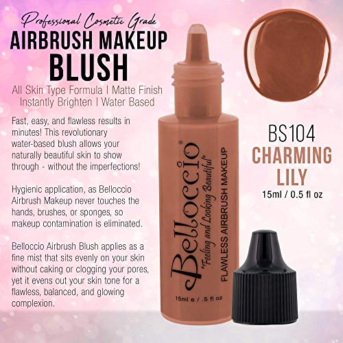 Belloccio Airbrush Makeup Blush - Charming Lily Half Ounce