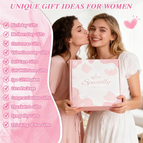 Pink Birthday Gifts for Teen Girls Women, Gift Ideas for Teenage Girls, Valentine's Day Christmas Gift Set for Her Girlfriend Mom Tween Girl Best Friend Wife Sister