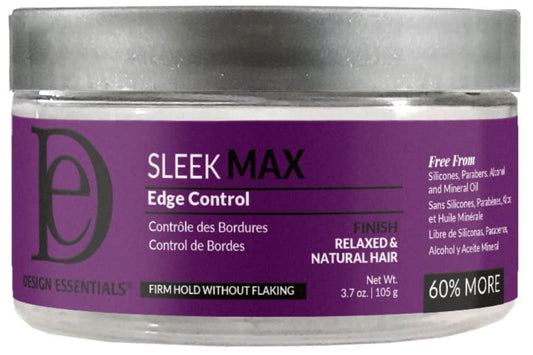 Design Essentials Sleek Max Edge Control, for Smooth All Day Hold and Style, 3.7oz.