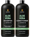 INFINA ESSENTIALS Aloe Vera Shampoo & Conditioner Set - Sulfate Free, 16 fl oz Each