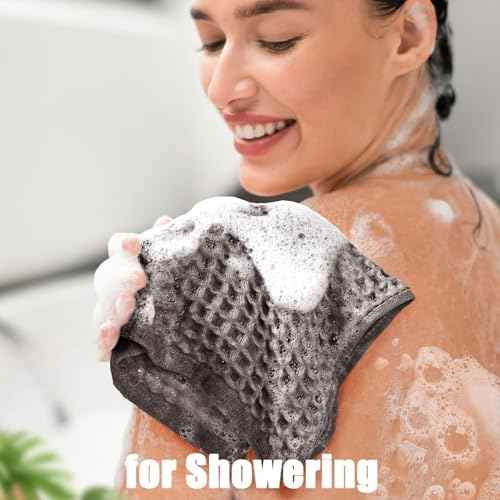 Cleanbear Classic Waffle Washcloths, 100% Cotton Face Towels, Absorbent and Quick-Drying, Soft Washcloths 12 Pack for Face and Body, 13 x 13 Inches (Gray)