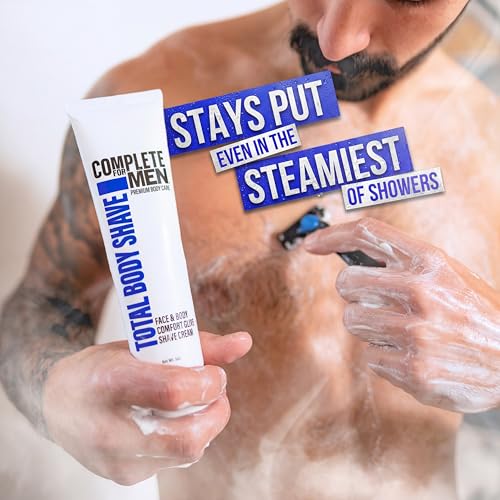 Sensitive Skin Shaving Cream, Face and Body Shaving Cream, Comfy Body Glide, Irritation Free Shave, Protect from Razor Burn, Everyday Shave Cream for Men
