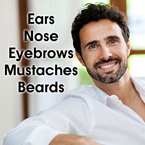 Hair Scissors for Trimming - Safely Trim Nose Ears Eyebrows Mustaches and Beards, German Stainless Steel Scissors with Safety Tips