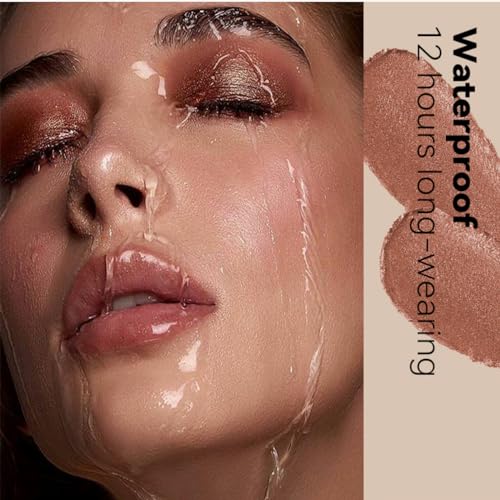 nude Shadow stick Liner Pencil, Long Lasting Waterproof Eyeliner Pencil, Smudge Proof, Matte Finish and shimmering (# 02)
