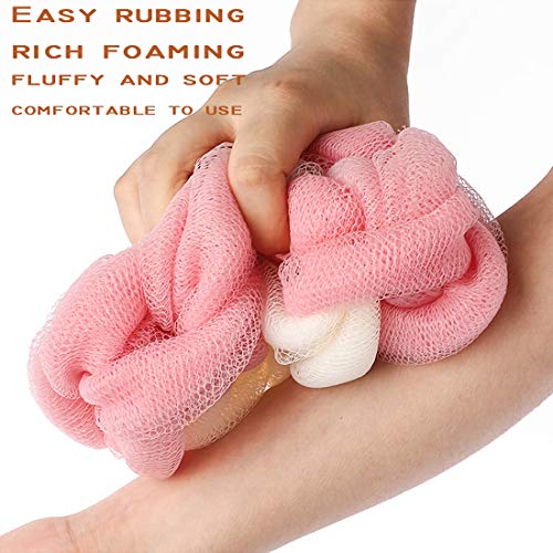 Long Stretch Back Sponge with Rope Handles - 4 Pack