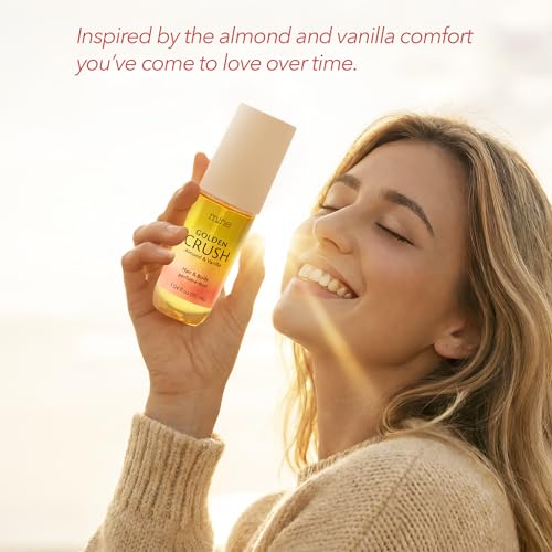 Golden Crush Hair & Body Mist - Vanilla Pistachio Scent, 3.04 oz