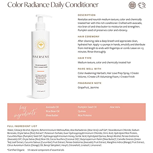 Innersense Color Awakening Hairbath Shampoo + Color Radiance Daily Conditioner Set