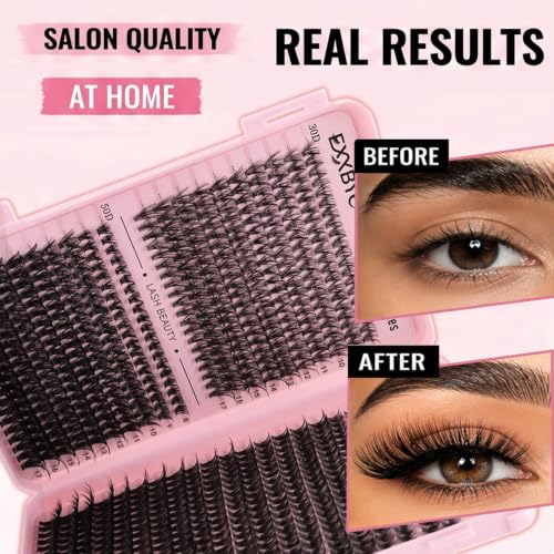 Wispy Lash Clusters Kit 800pcs - 30D 40D 50D - 8-18mm DIY Extensions