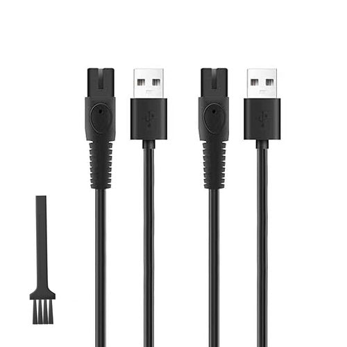 GSPIM Charger Cord for Philips Norelco OneBlade QP2724, QP2834, QP1324, MG5910, MG7910, MG9510, X3001, X5006, Shaver 2400 One Blade Charging Cord - 2 Pack