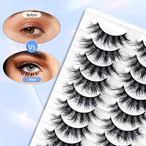 Soft Mink False Eyelashes - Reusable & Natural Look