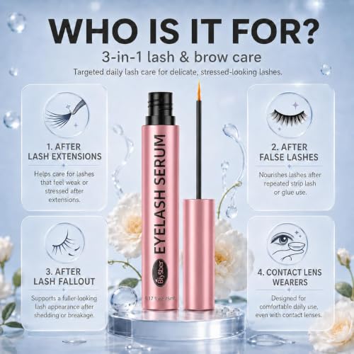 Lash Growth Serum for Longer Thicker Lashes & Brows
