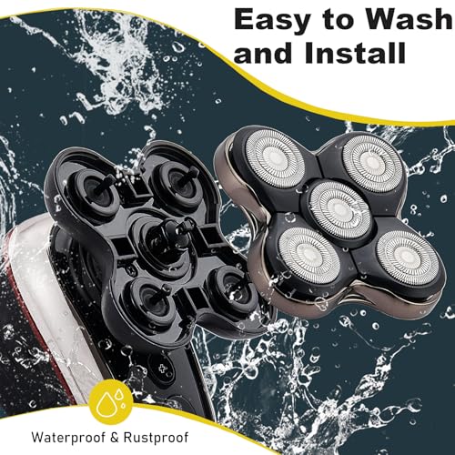 Shaver Replacment Heads Compatible with Remington Balder Boss XR7120/XR7100/XR1600/RX7 Shavers (2 Pack)