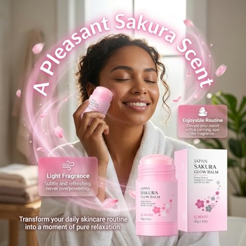 Japan Sakura Foot Heel Stick Moisturizing Balm with Shea Butter 2Pcs