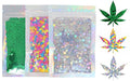3 Pack Holographic Leaf Glitter - Cosmetic Grade Face Body Nails