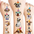 96 Piece Dog Temporary Tattoos for Kids Party Favors