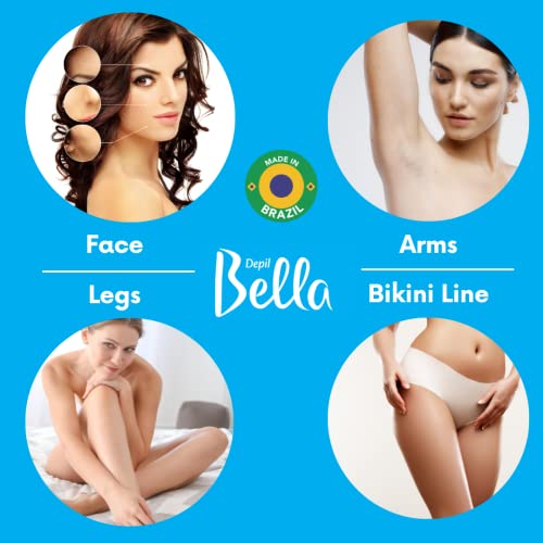 DEPIL BELLA Pink Hard Wax Beads 2.2 lbs for Hair Removal, High-Performance for Short and Resistant Hair, Vegan, Body and Face Wax Beads With Dragon Fruit Extract