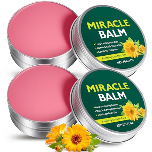 Miracle Balm Cream for Legs, Arms & Back – 2 Pack, 1oz