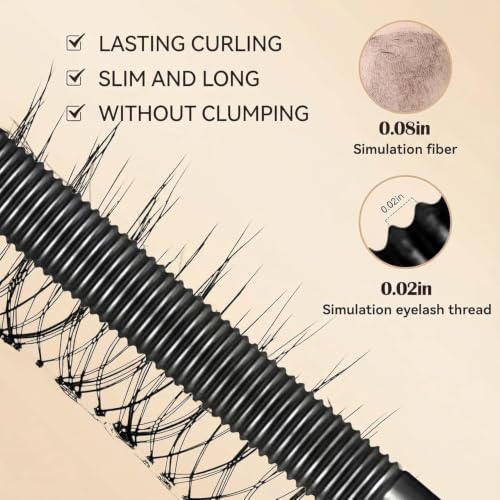 Metal Wand Waterproof Mascara | 3D Curl & Clump-Free