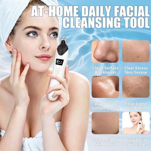Gackoko Blackhead Remover Vacuum with Adjustable Suction & Tools