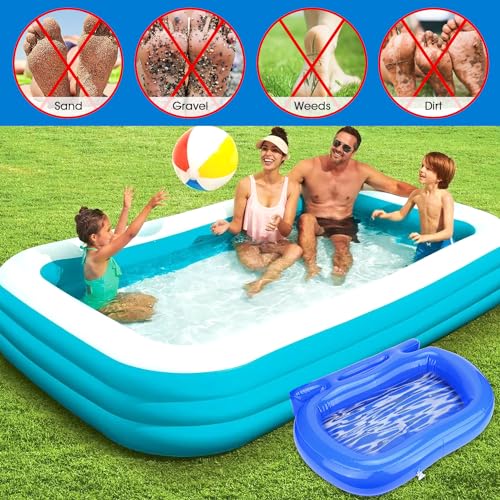 Inflatable Foot Bath Basin for Pool and Spa - Easy Clean Feet