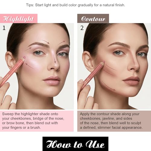 Blush Stick Duo - Dual-Sided Cream Blush & Highlighter