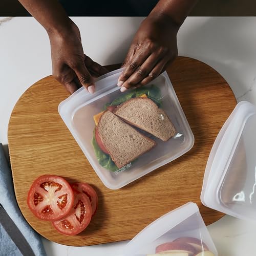 Stasher Silicone Reusable Sandwich Storage Bag - 28 oz, Eco-Friendly