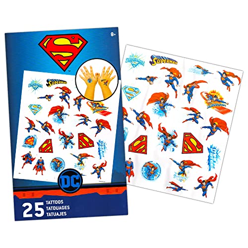 Batman & Superman Temporary Tattoos - 100 Pack Party Favors