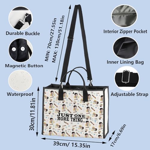 WZMPA Detective Cosmetic Bag Murder Show Fans Gift Just One More Thing Makeup Zipper Pouch Bag Crime Merchandise (Just One More Thing-TB)