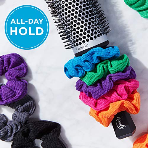 Goody Hair Scrunchies, 8 Count, Pack of 4, Jersey | Women's | Ouchless | Variety