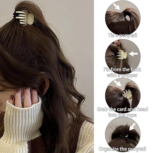 Small Claw Clips for Thin Hair - 12 Pack Mini Jaw Clips