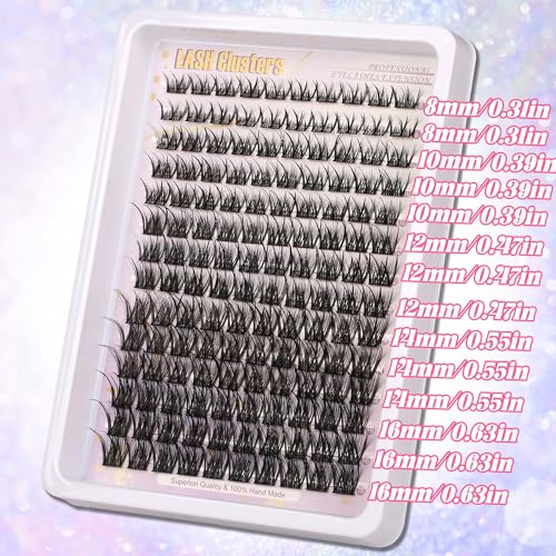 Manga Lash Clusters 8-16MM DIY Eyelash Extensions 140pcs