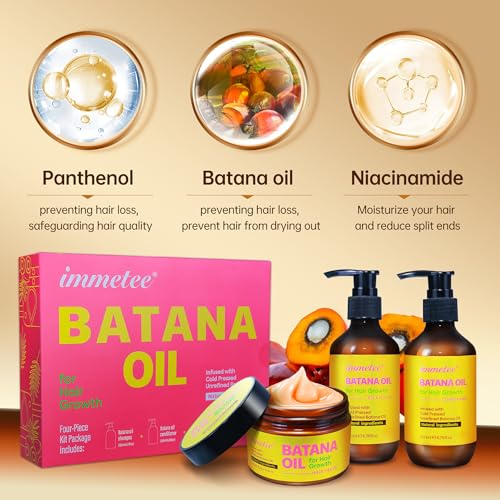 Immetee Batana Shampoo & Conditioner Set for Dry Color-Treated Hair