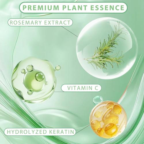 Rosemary Hair Growth Shampoo for Men & Women - Nourishing & Strengthening, 3.4oz