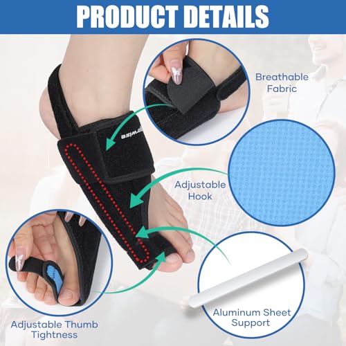 Bunion Corrector with Aluminum Bar – Day & Night Support for Men & Women