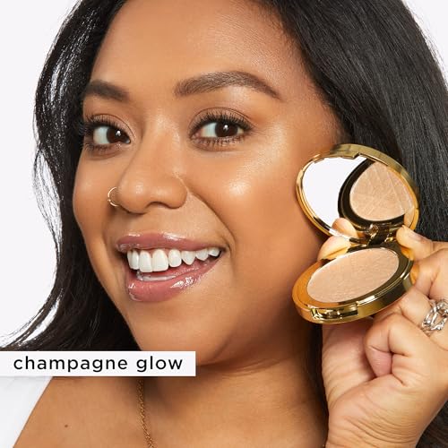tarte Amazonian clay shimmering light ? Pressed Highlighter with Buildable Radiant Glow for a Natural Lightweight Luminous Finish, Vegan & Cruelty Free