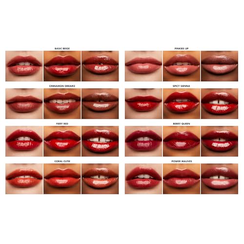 e.l.f. Glossy Lip Stain - Long-Lasting Sheer Color & Gloss Finish, Berry Queen