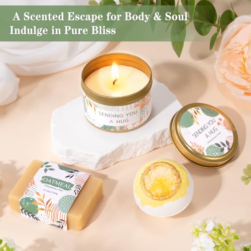 Get Well Soon Gift Basket for Women - 9-Piece Spa Care Set