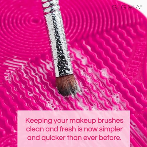 Sigma Beauty Spa Express Brush Cleaning Mat, Pink