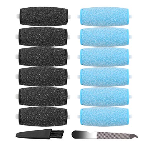12-Pack Replacement Rollers for Amope Pedi Foot File Refill Heads