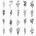 Snake Temporary Tattoos, 20 Sheets Waterproof Stickers