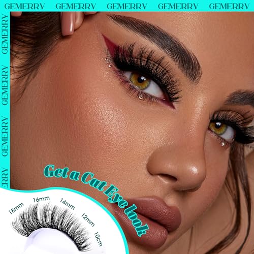 GEMERRY 3D Lash Clusters Fluffy Eyelash Extensions 100P