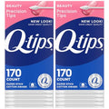 Q-tips Precision Tips Cotton Swabs 170 Count 2 Pack, Makeup Tools, Beauty, Personal Care and Household Essentials