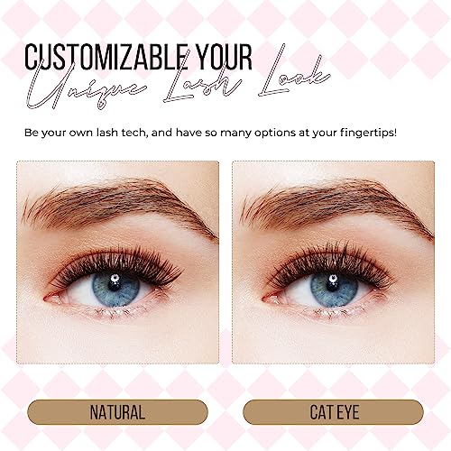 PopUp Cluster Lashes 168pcs D Curl DIY Eyelash Extensions