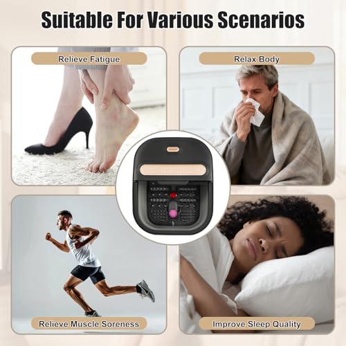 FOFOJÔY Collapsible Foot Spa Bath with Heat & Massage