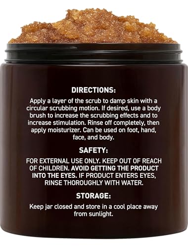 Brown Sugar Body Scrub - Exfoliating & Moisturizing - 10 oz