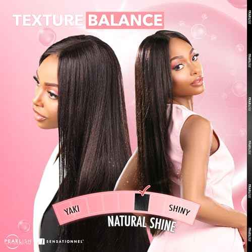 Sensationnel Pearlish bundle human hair - euro body deep pearl conditioned 15a soft remy beauty supply sew in or glue on bundles (14 Inch, NATURAL)