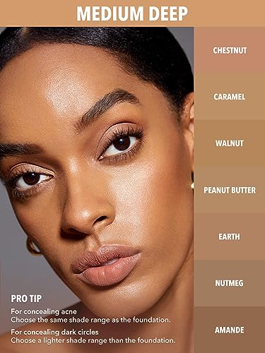 SHEGLAM 12HR Full Coverage Concealer Matte Finish Stick – Under Eye & Dark Circles, 0.13 oz (Earth)